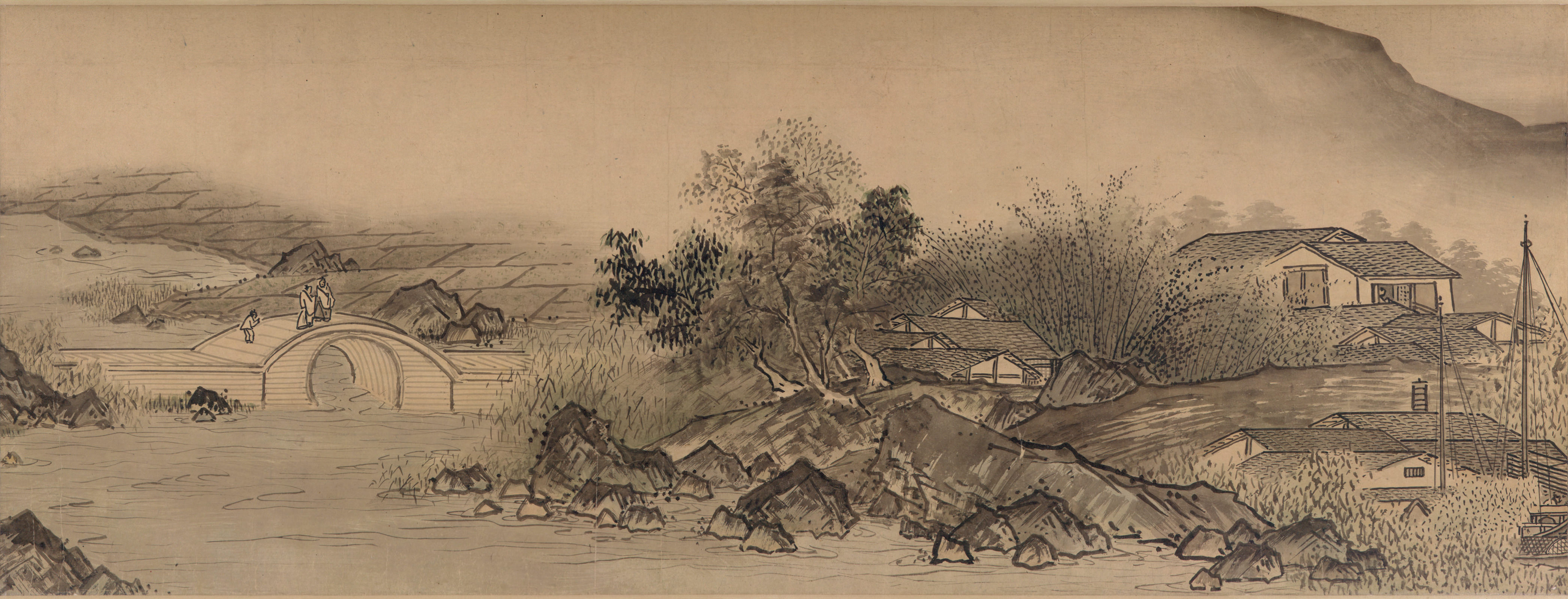 山水長巻｜作品紹介｜キヤノン 綴プロジェクト｜キヤノングローバル