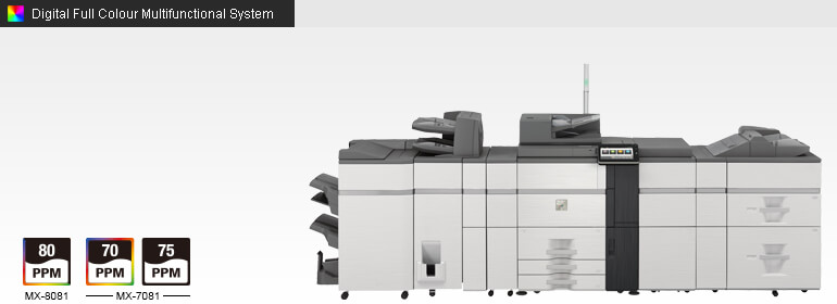 MX-8081/7081 | Sharp Digital MFPs / Printers | Sharp Global