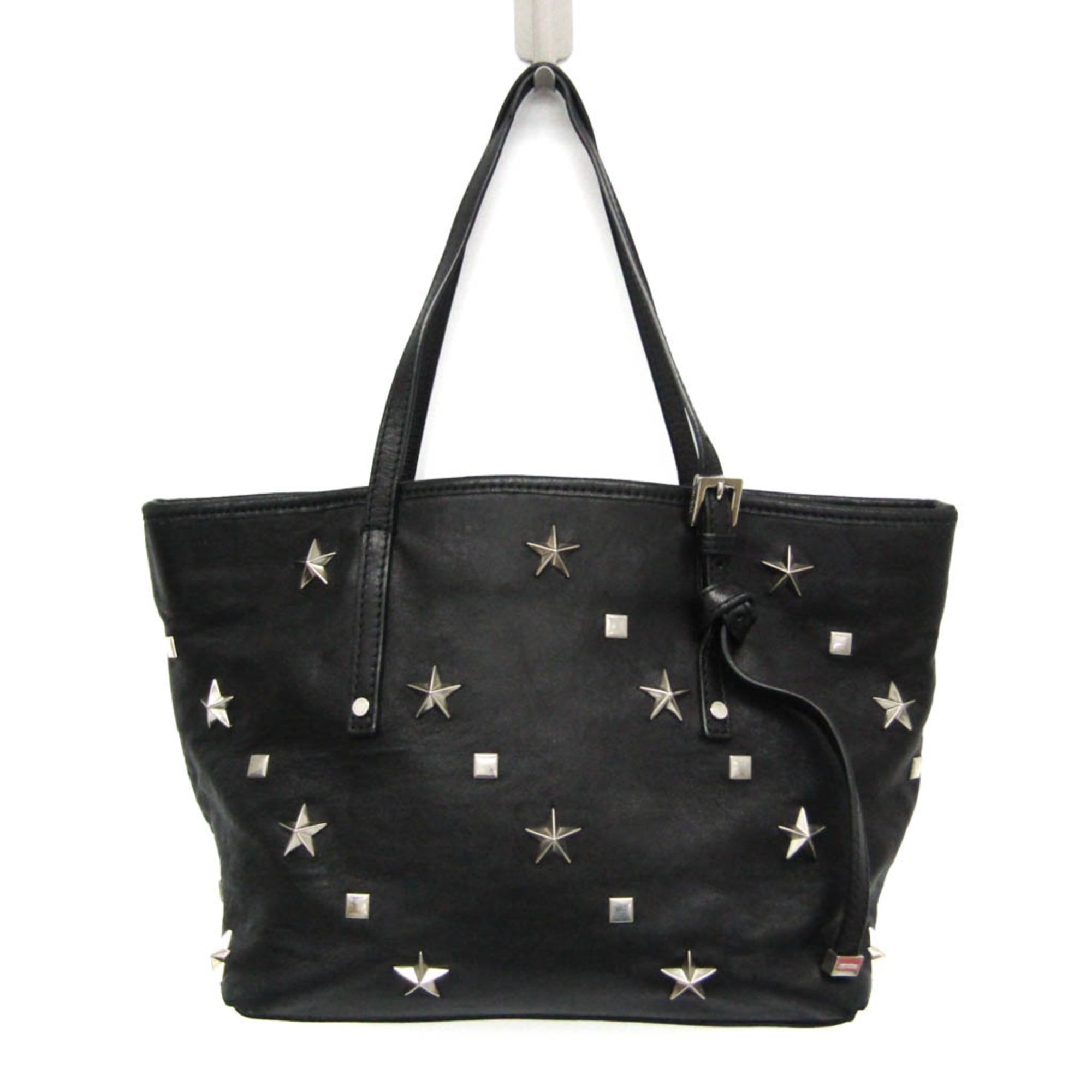 ジミーチュウ(Jimmy Choo) レディース レザー スタッズ ハンドバッグ