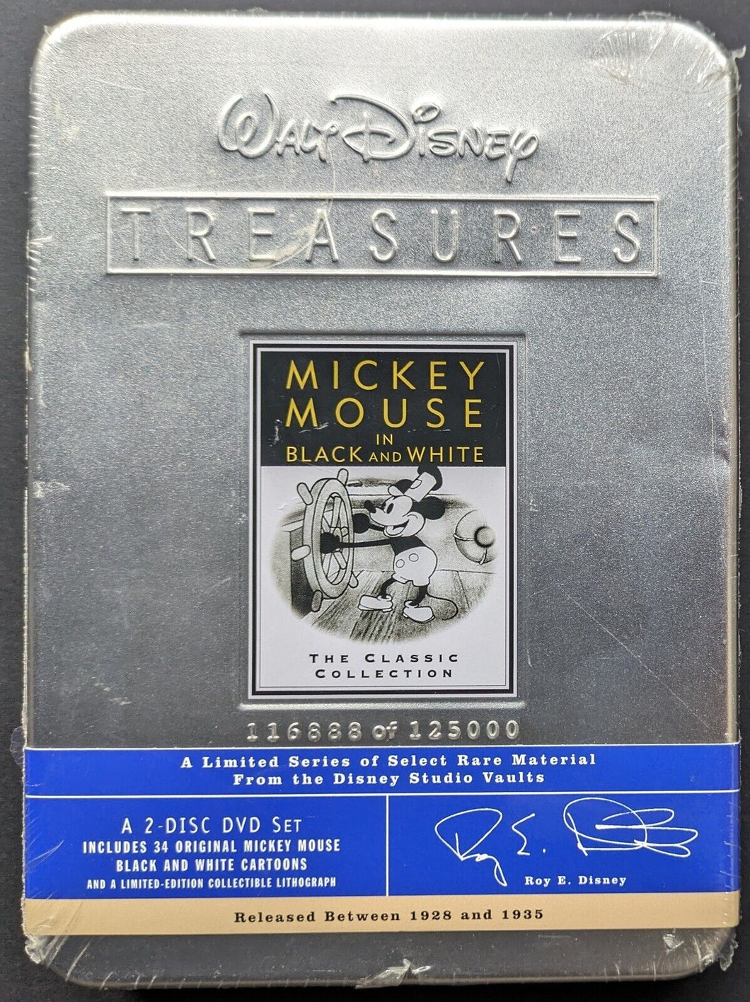 Walt Disney Treasures Mickey Mouse 2 Disk DVD Set Limited Edition
