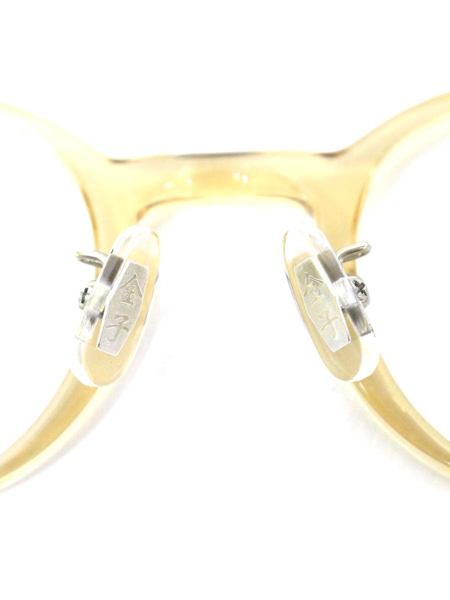 金子眼鏡 KA-80 メガネ ベージュ（クリア） ACETATE セルフレーム