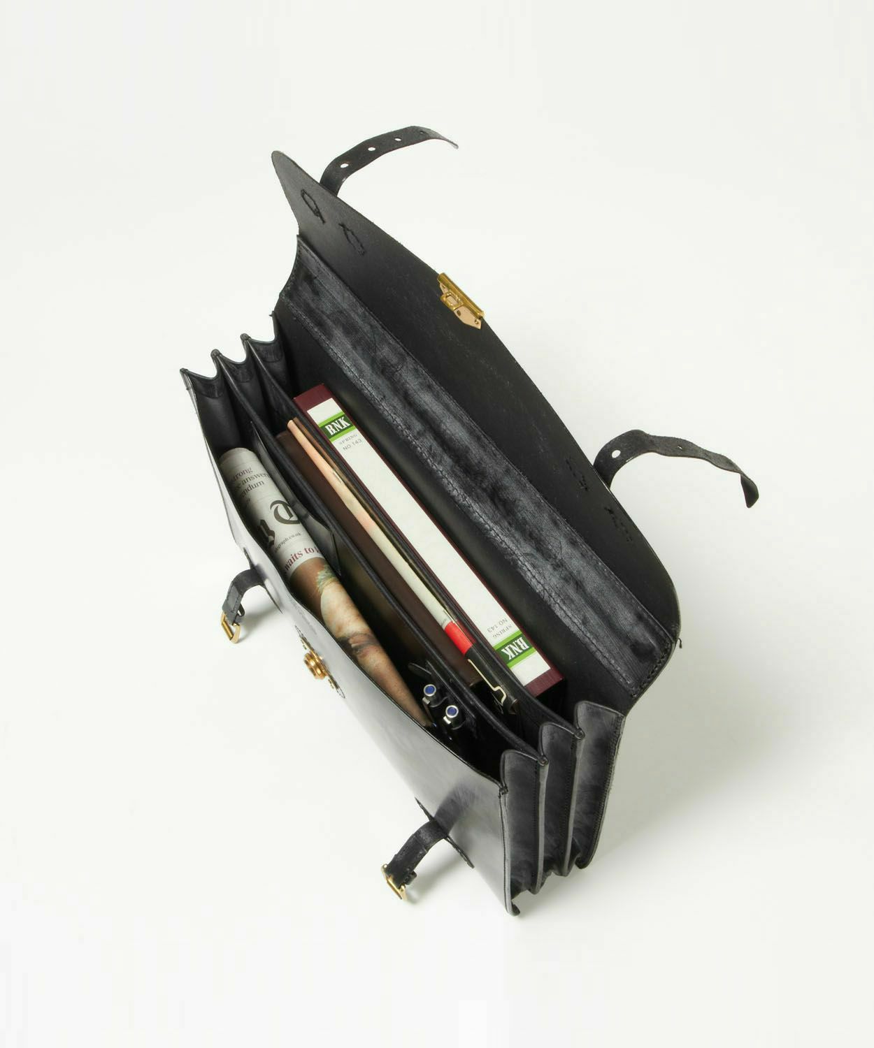 GLENROYAL [グレンロイヤル] フラップ付きブリーフケース 定価23万