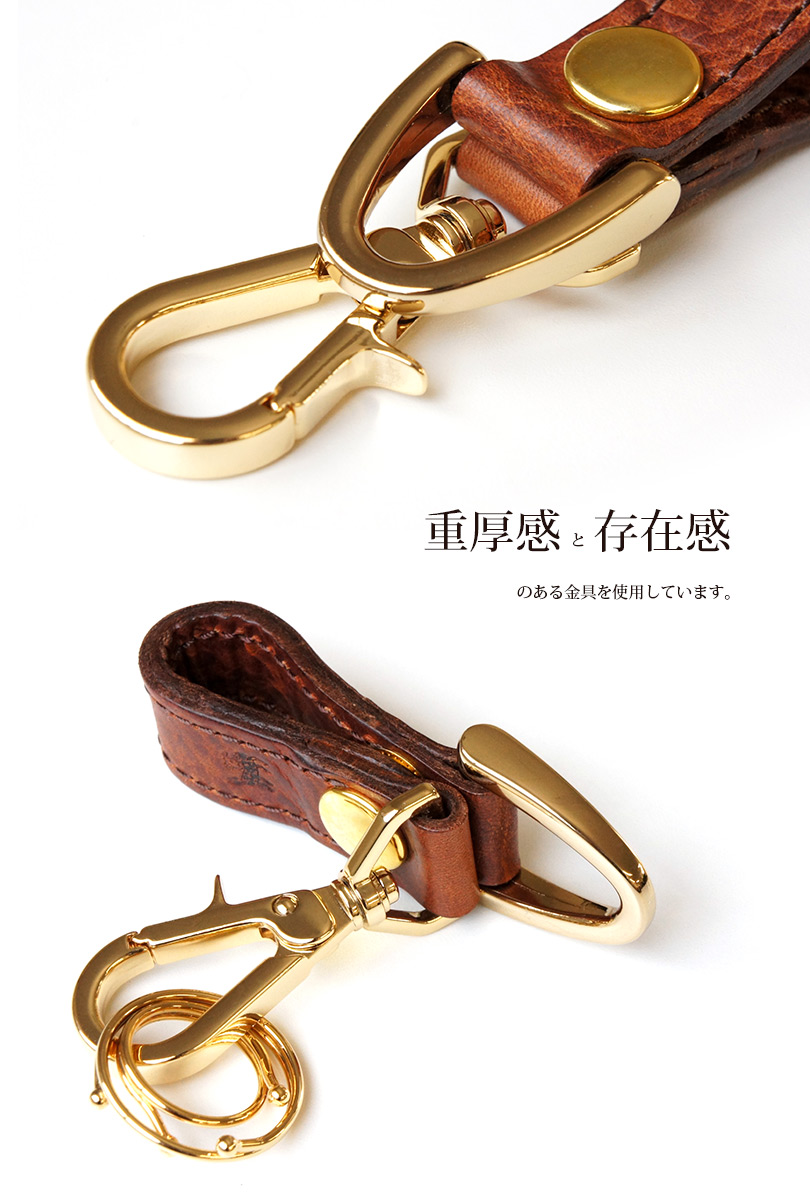 廃番】【イタリアンレザー】キーホルダー ナスカン付き CANARY STRAP