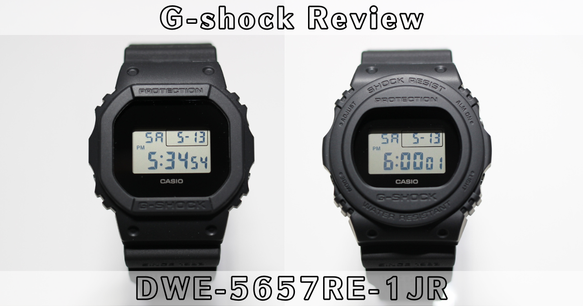 G-shock】DWE-5657RE-1JR Review【40th anniversary】 | だいずちゃんねる