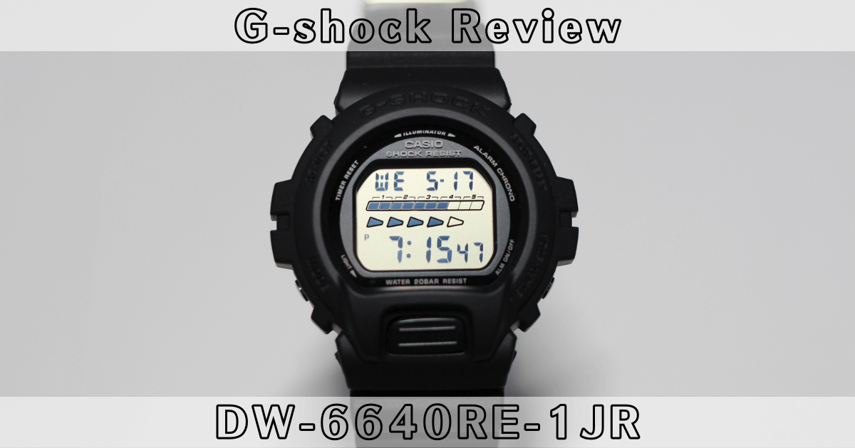 G-shock】DW-6640RE-1JR Review【40th anniversary】 | だいずちゃんねる