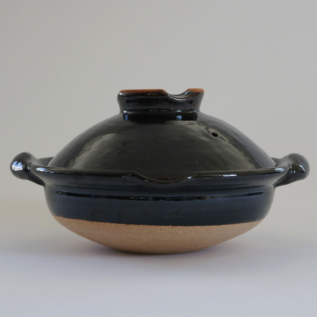 口付黒鍋（7寸・9寸）｜土鍋｜土楽窯 - graf