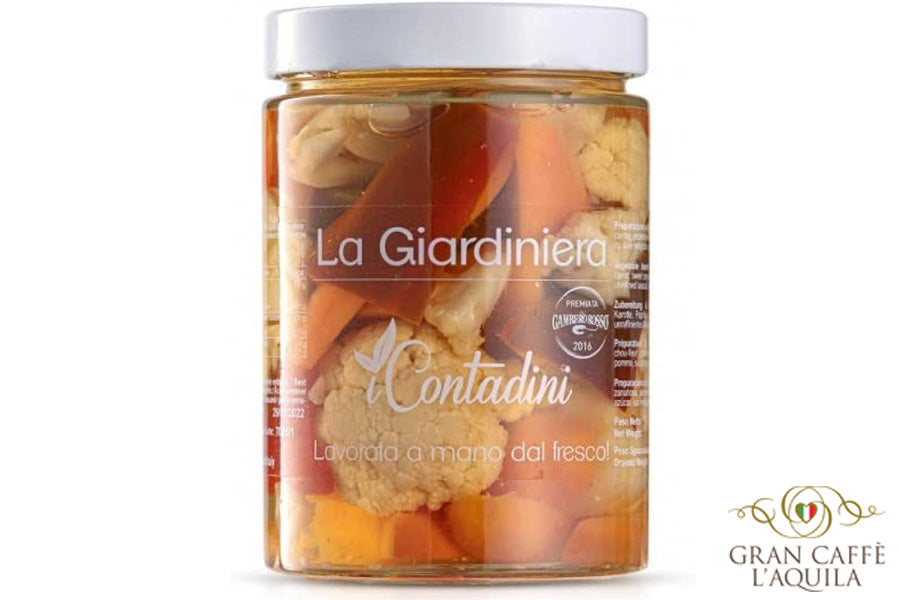 LA GIARDINIERA - PICKLED VEGETABLES (19.4oz with Liquid, 11.6oz