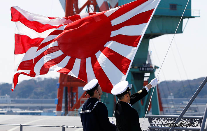 韓国に旭日旗の自粛を求められた海自 河野統幕長の発言に「その通り