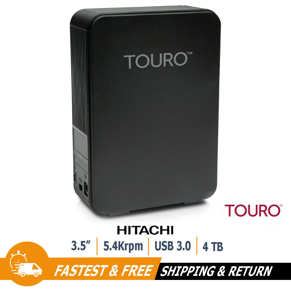 Hitachi Touro Desk DX3 4TB Portable External Hard Drive USB 3.0