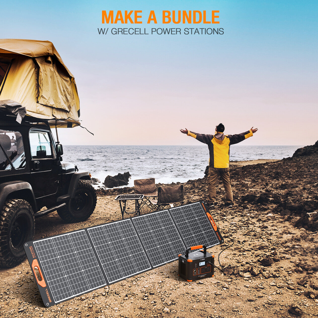 GRECELL 200W PRO Portable Solar Panel - GRECELL