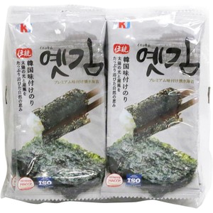 KJ 韓国味付け海苔 8切8枚 x 10袋 Green Beans | グリーンビーンズ by AEON