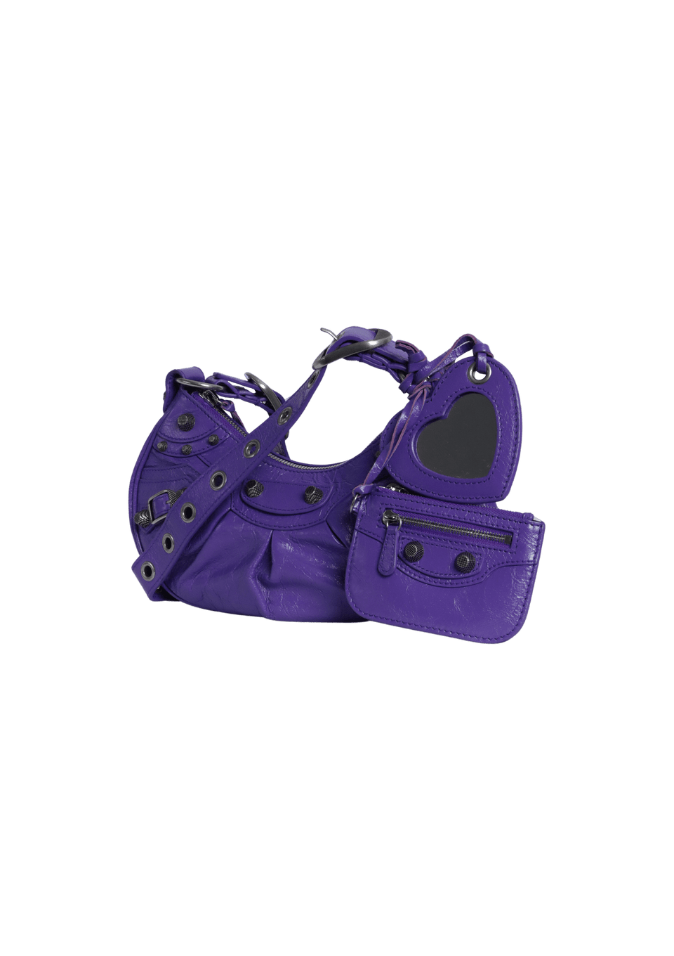 BOLSA BALENCIAGA LE CAGOLE XS ROXO ORIGINAL – Gringa