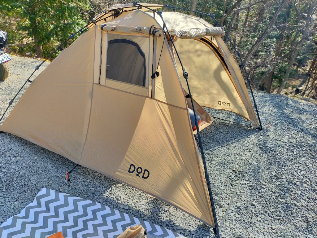 レビュー】DOD ライダーズバイクインテントを3年使ってみた感想