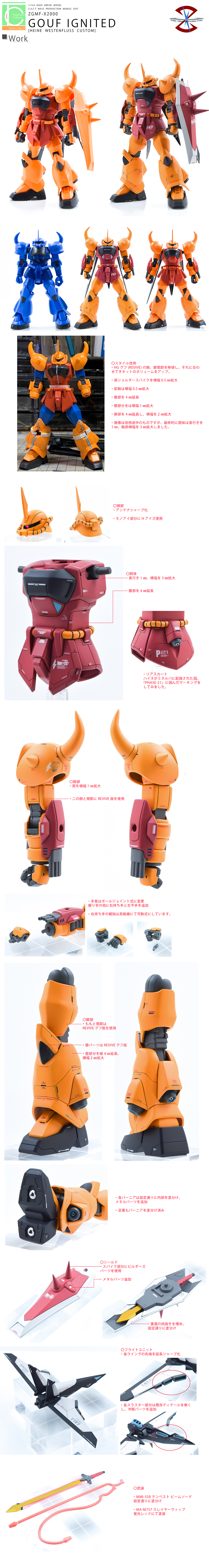 HG1/144『ZGMF-X2000 グフ・イグナイテッド(ハイネ・ヴェステンフルス