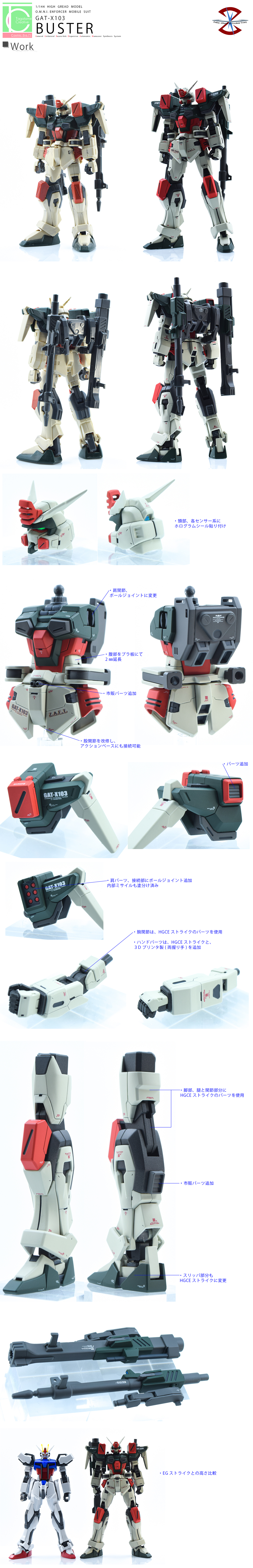 HG1/144『GAT-X103 バスターガンダム』改修完成品レビュー | タガタメ