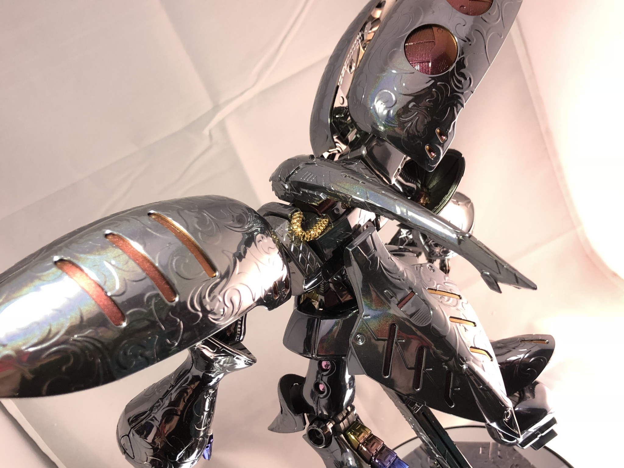 MGキュベレイダムド、エアブラシ・メッキ塗装｜kシェパードさんの