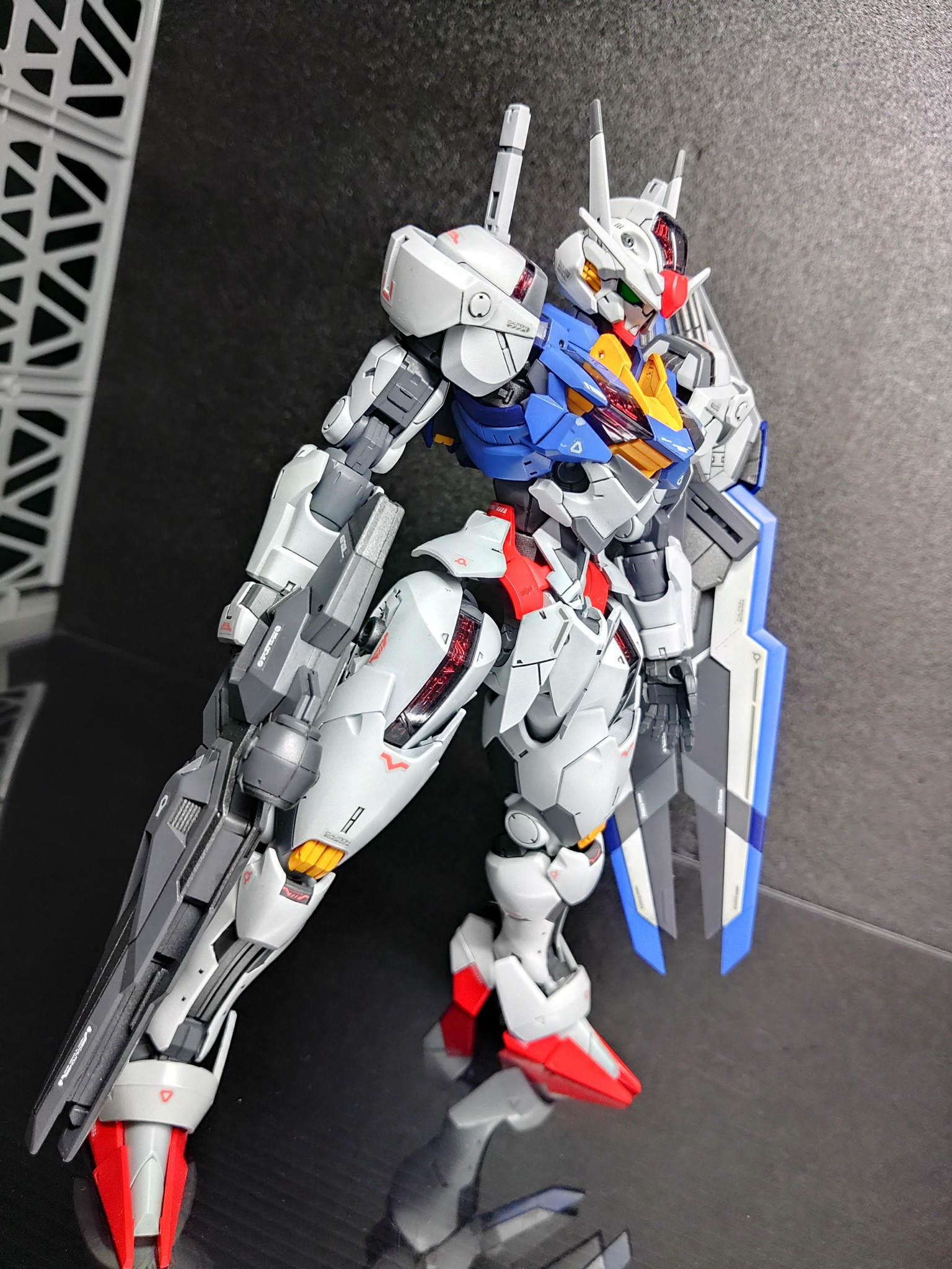 FM ガンダムエアリアル 全塗装 基本工作でウットリVer．｜おーしゃ