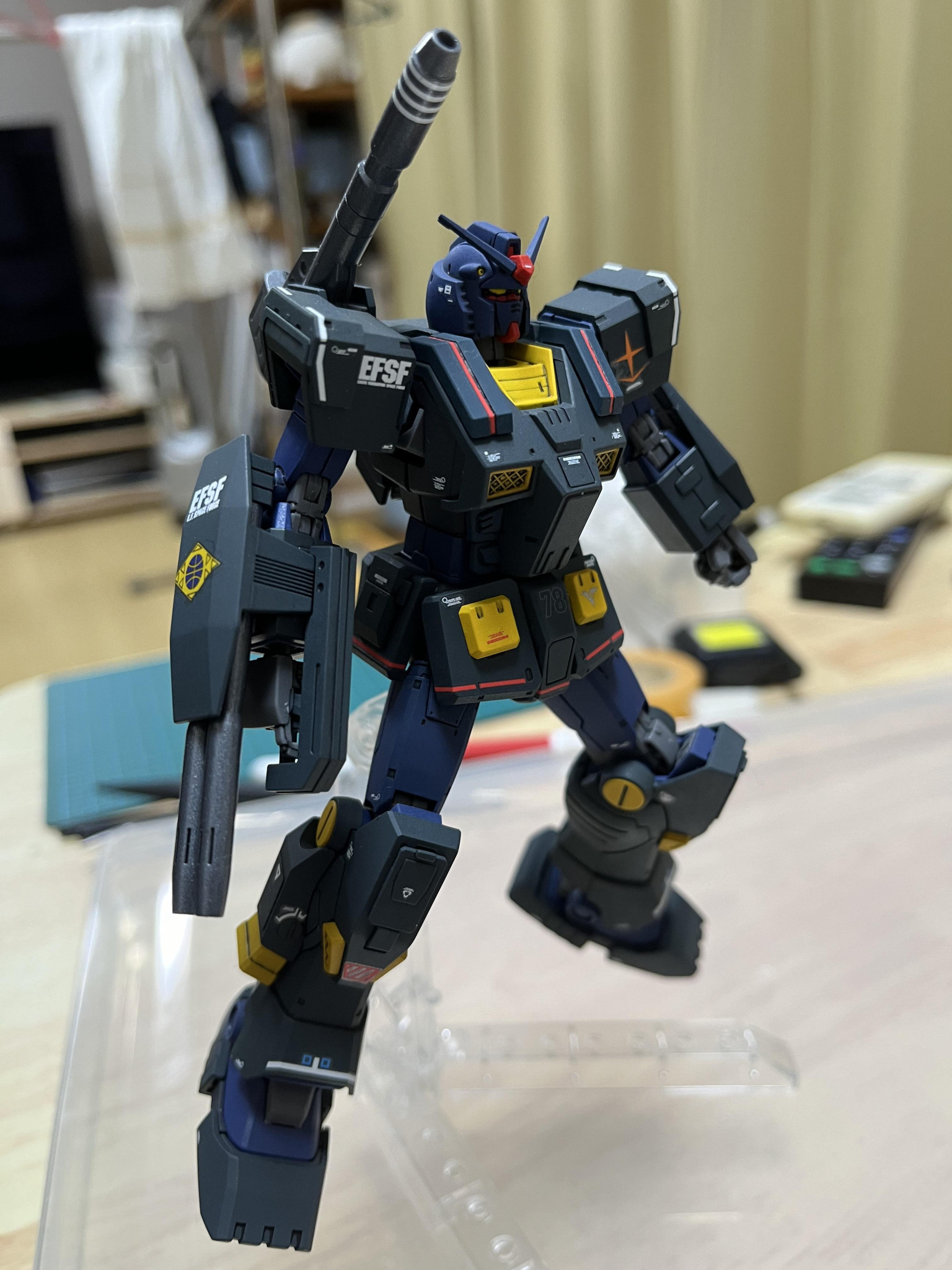HG フルアーマーガンダム(ティターンズ仕様)｜ちゃむさんのガンプラ