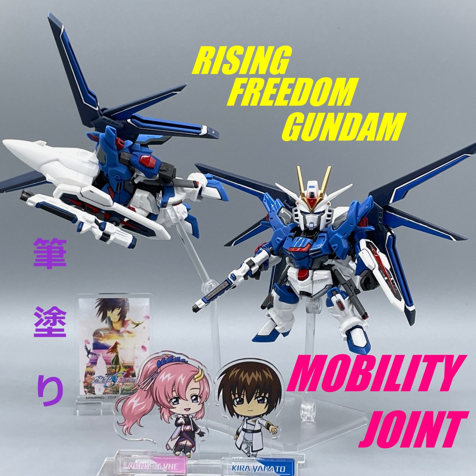筆塗り】ライジングフリーダムガンダム【モビリティ・ジョイント