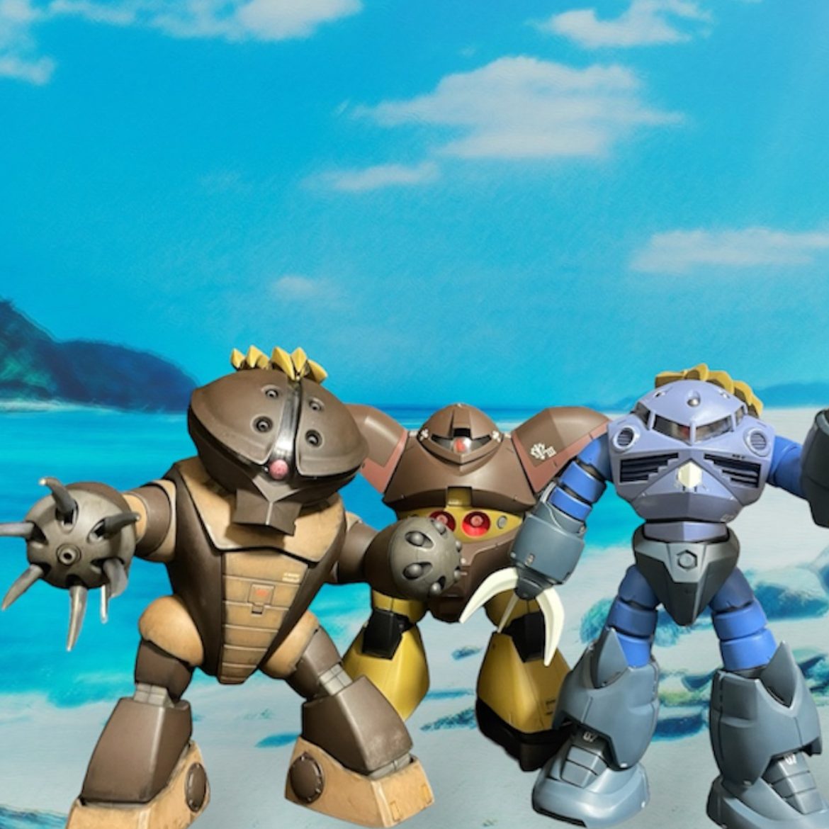 水泳部 MG ゴッグ ズゴック アッガイ｜takachapelさんのガンプラ作品