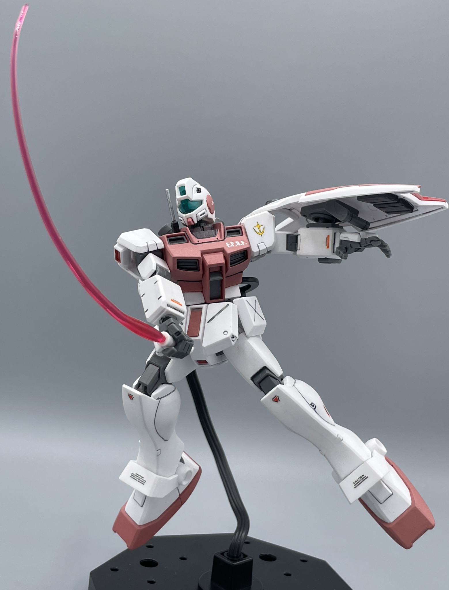 HGUC】ジムコマンド(宇宙仕様)【筆塗り全塗装】｜キャンプラさんの