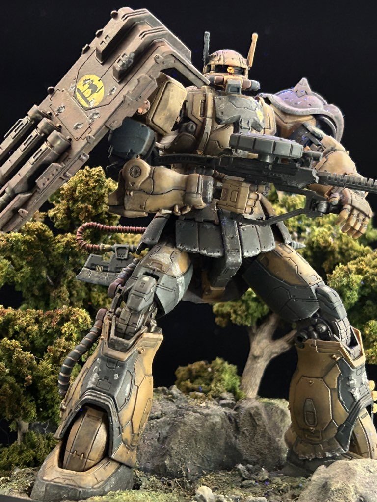 未確認MS接近中、警戒せよ❗️｜整備兵Aさんのガンプラ作品｜GUNSTA