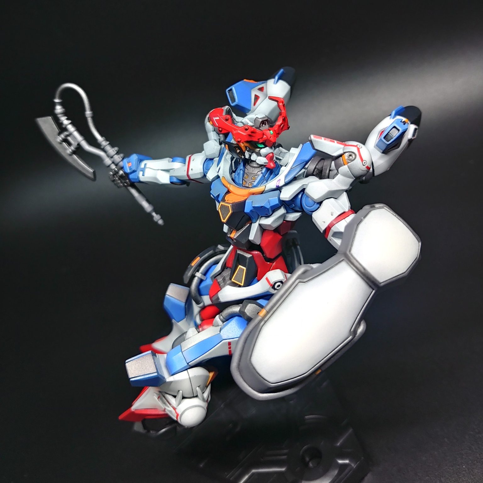 HG ジークアクス 全塗装 ～キラキラが世界を変えても老眼は悪化する