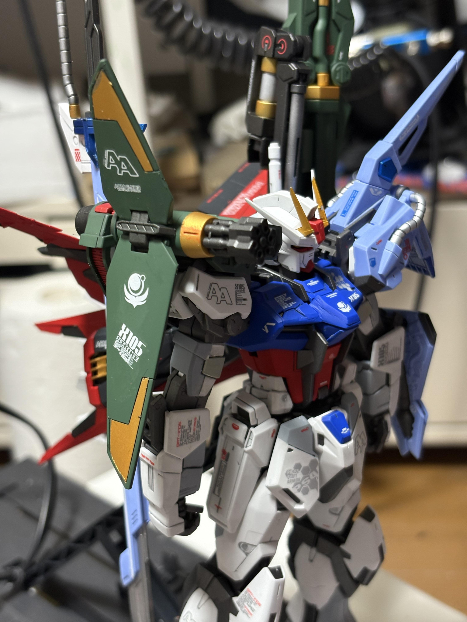 MG パーフェクトストライク｜sin.tubaki106さんのガンプラ作品｜GUNSTA