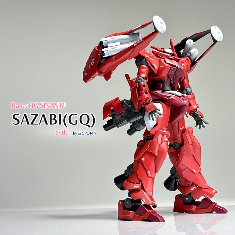 サザビー(GQ) 風｜gpo144さんのガンプラ作品｜GUNSTA（ガンスタ）