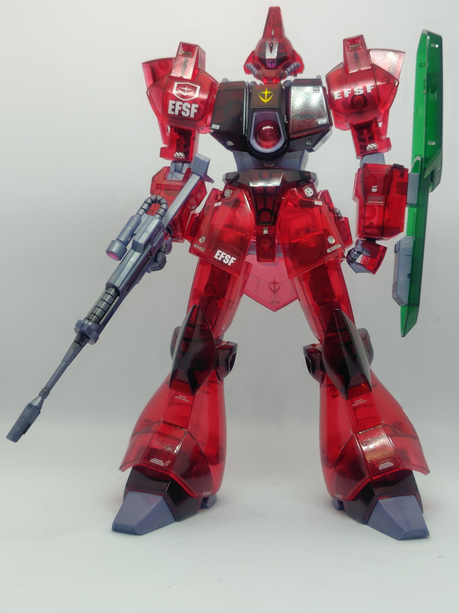 HGUC ガルバルディβ クリアカラー｜りゅありさんのガンプラ作品