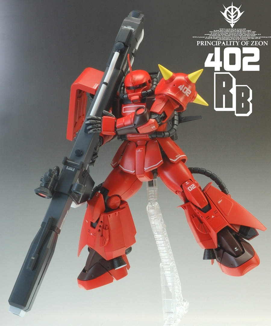 MG ザクR2 ジョニーライデン専用機 小改修塗装済み完成品