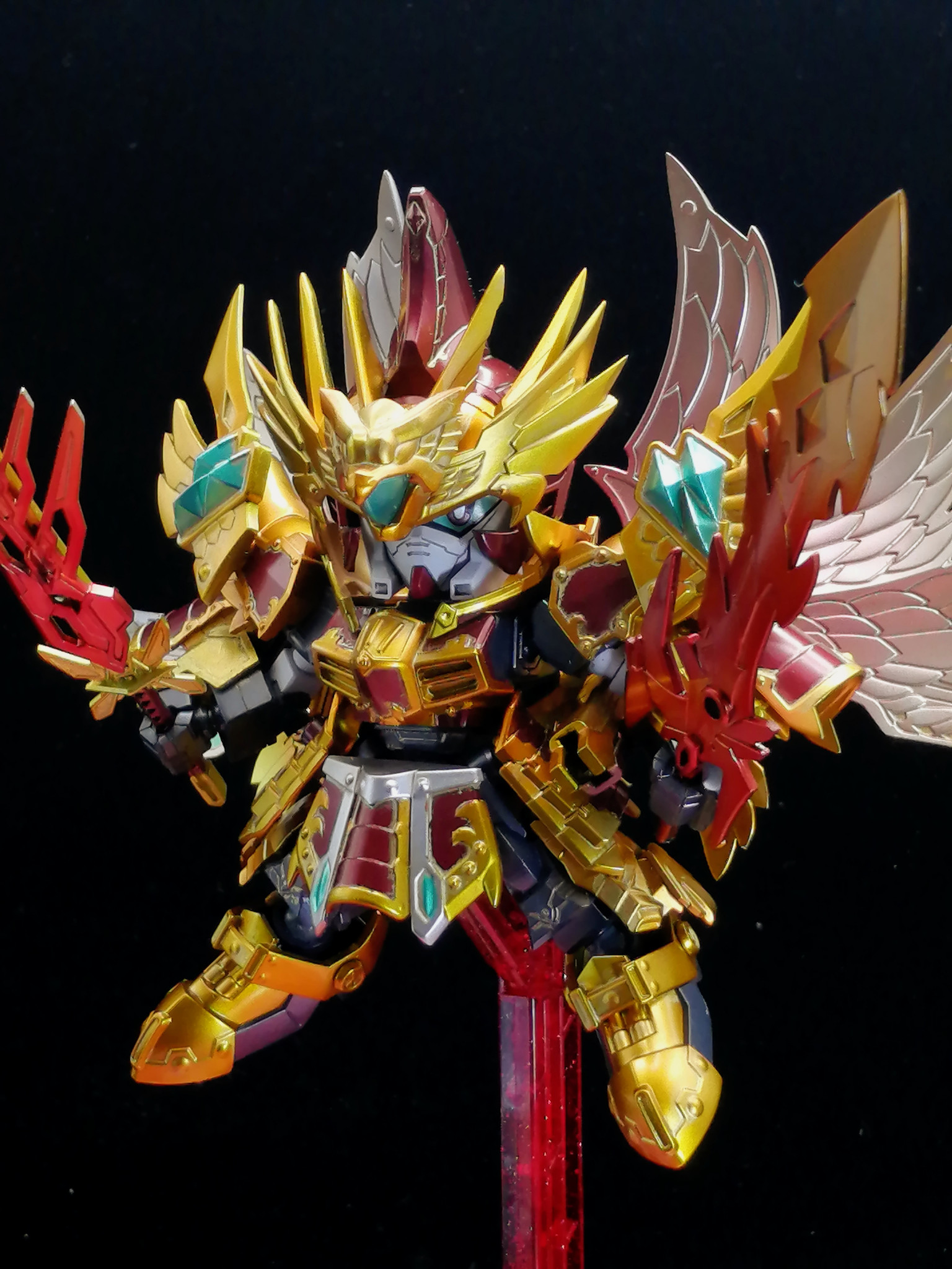 紅蓮装 曹操ガンダム｜ぽんとろさんのガンプラ作品｜GUNSTA（ガンスタ）