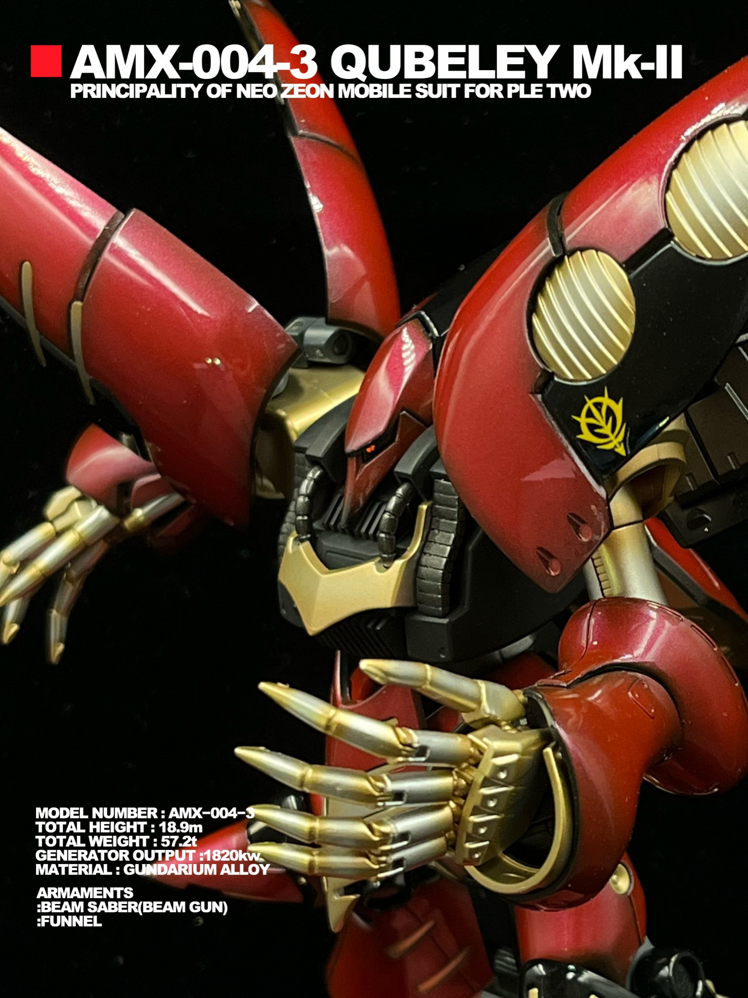 キュベレイMk-II プルツー専用機｜@GunpLiverさんのガンプラ作品