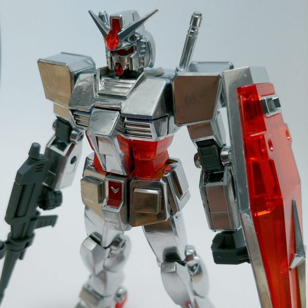 ソリッドクリアガンダムver.シルバーメッキ｜みやもとエビワラーさんの