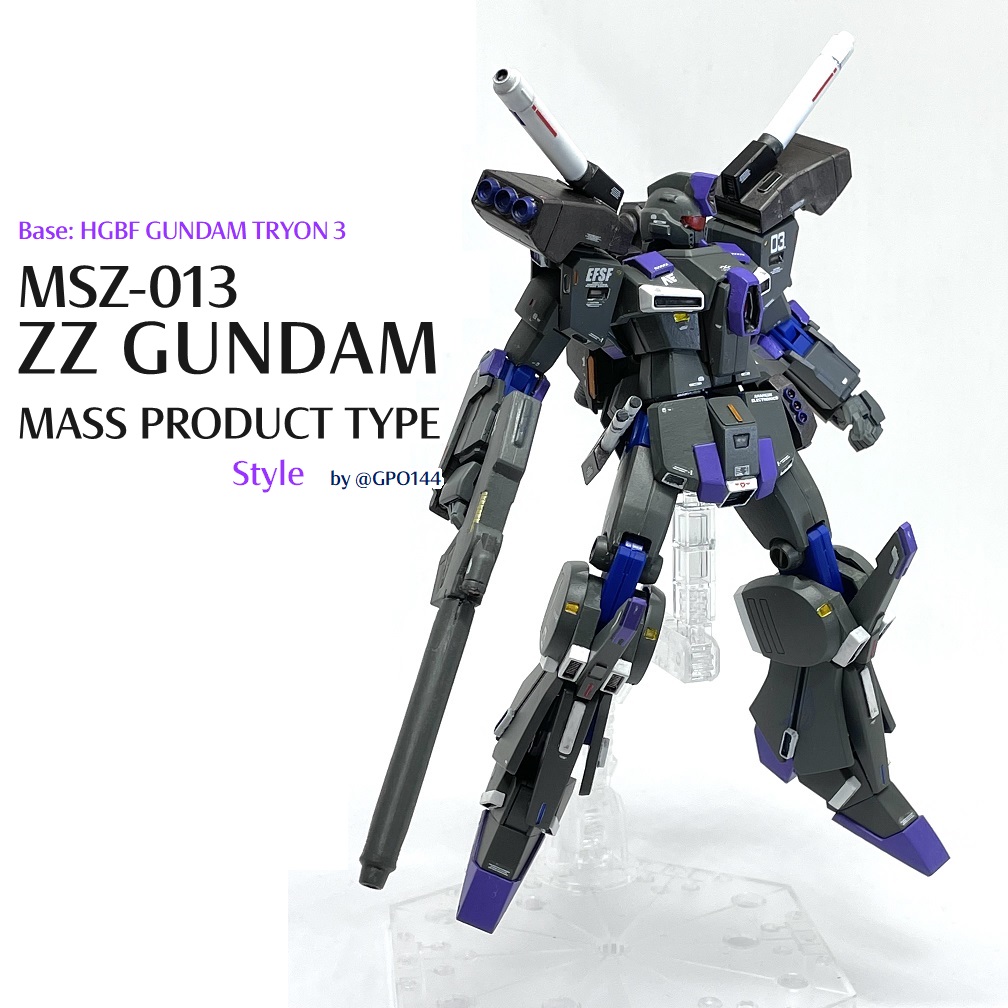 量産型ZZガンダム 風｜gpo144さんのガンプラ作品｜GUNSTA（ガンスタ）