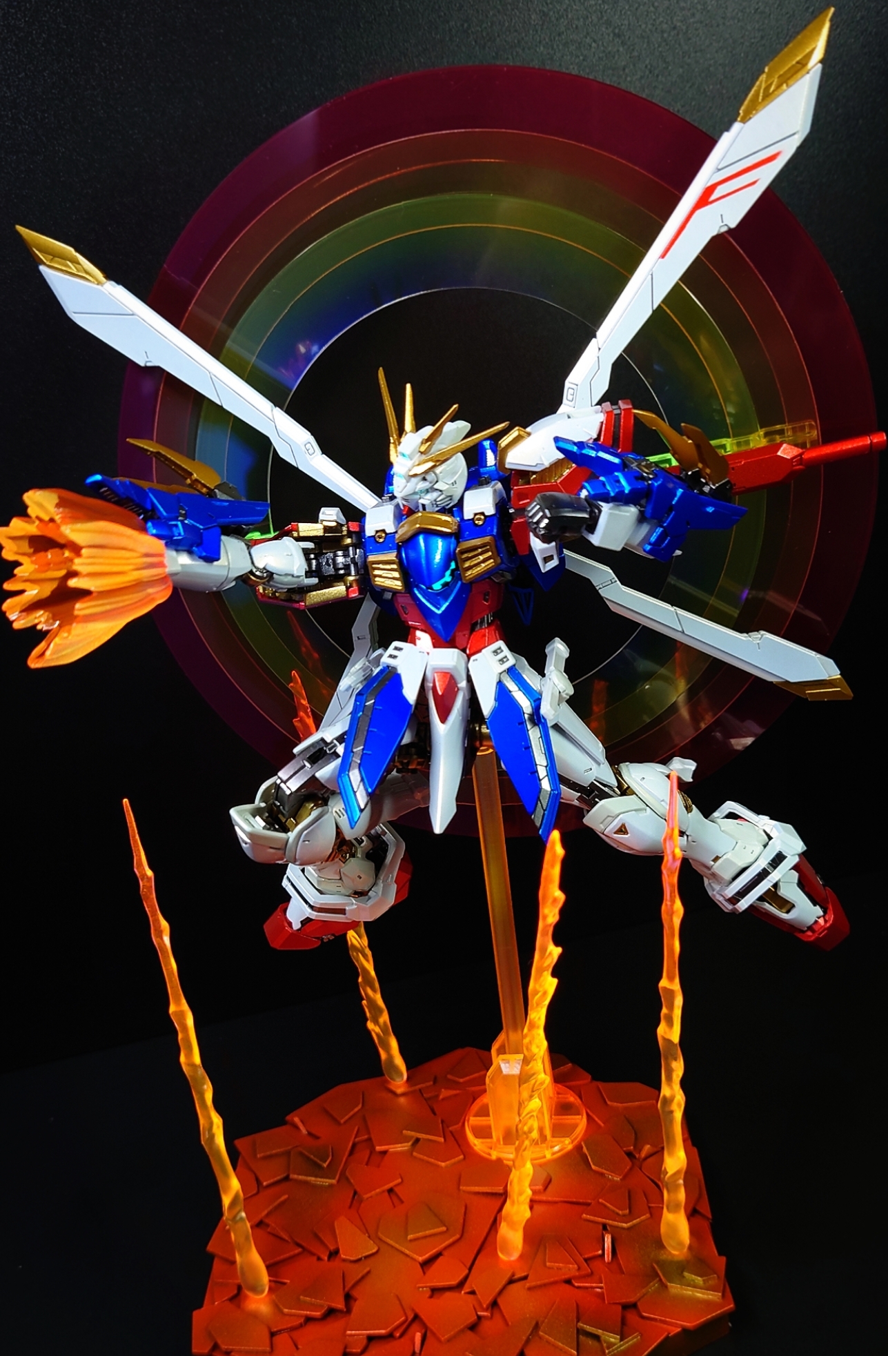 RGゴッドガンダム[爆熱ゴッドフィンガー]｜NANACYさんのガンプラ作品