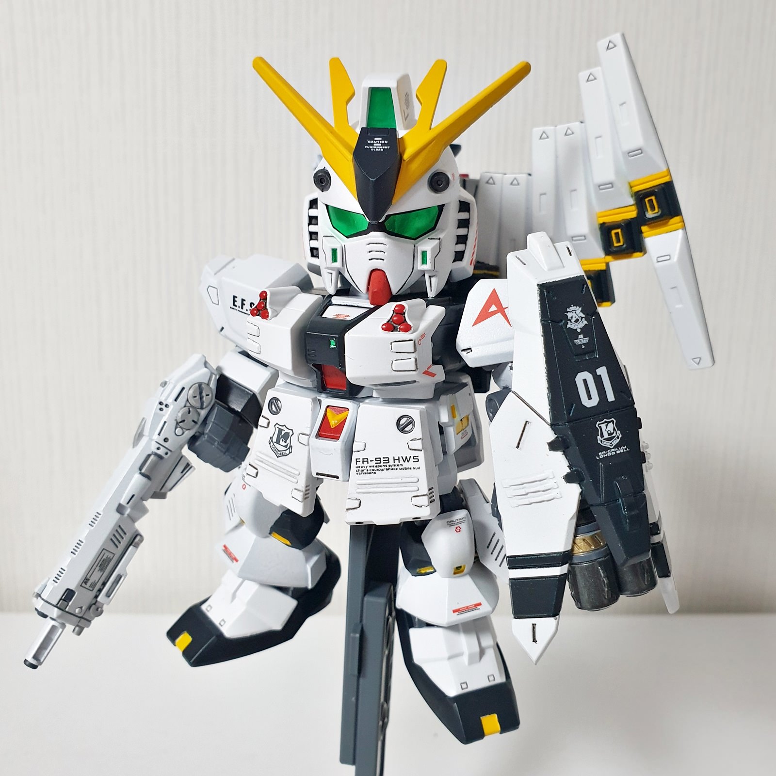 SDCS νガンダム & HWS(RX-93 & FA-93 HWS)｜zethsさんのガンプラ作品