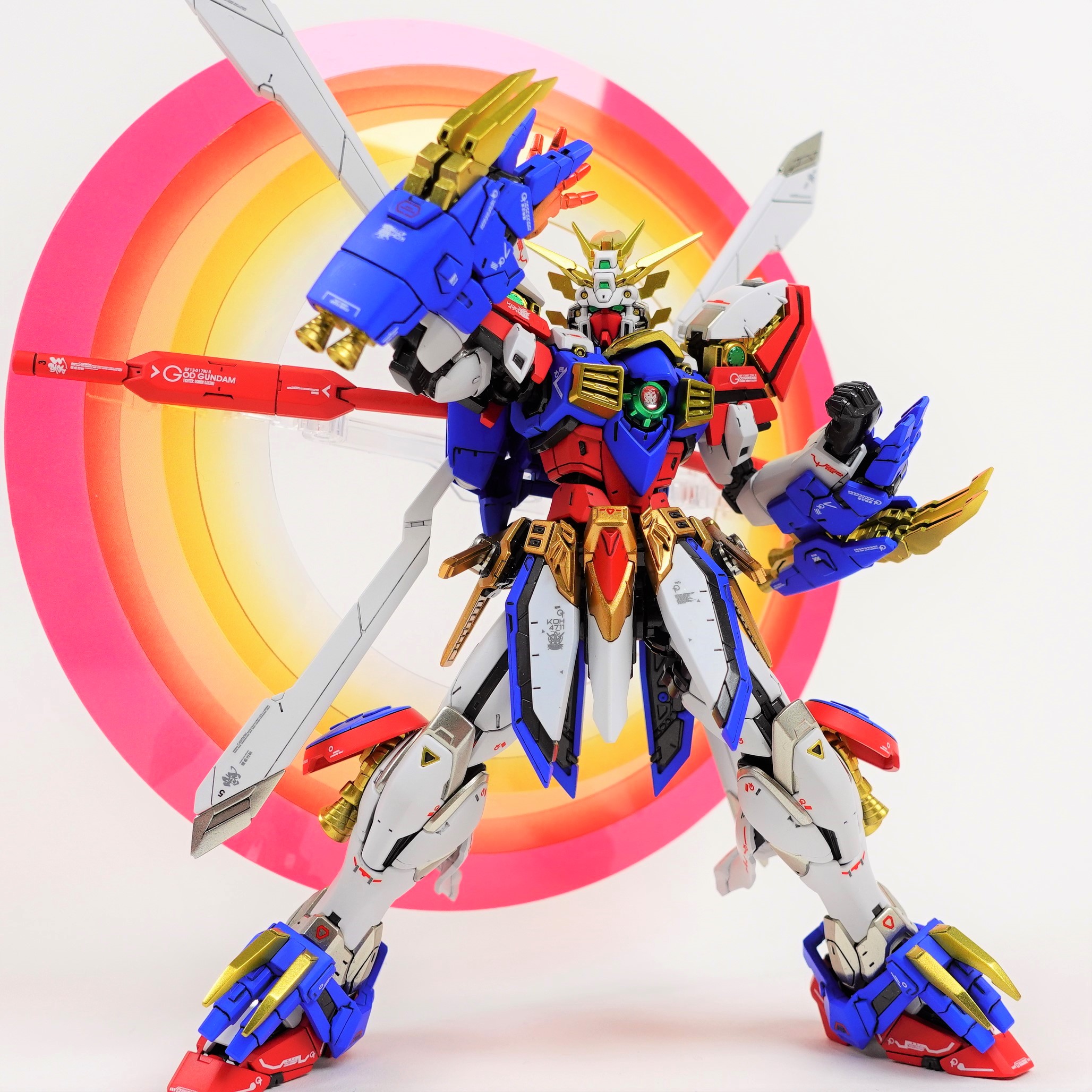 RG シャイニングゴッドガンダム スーパーハイパーモード