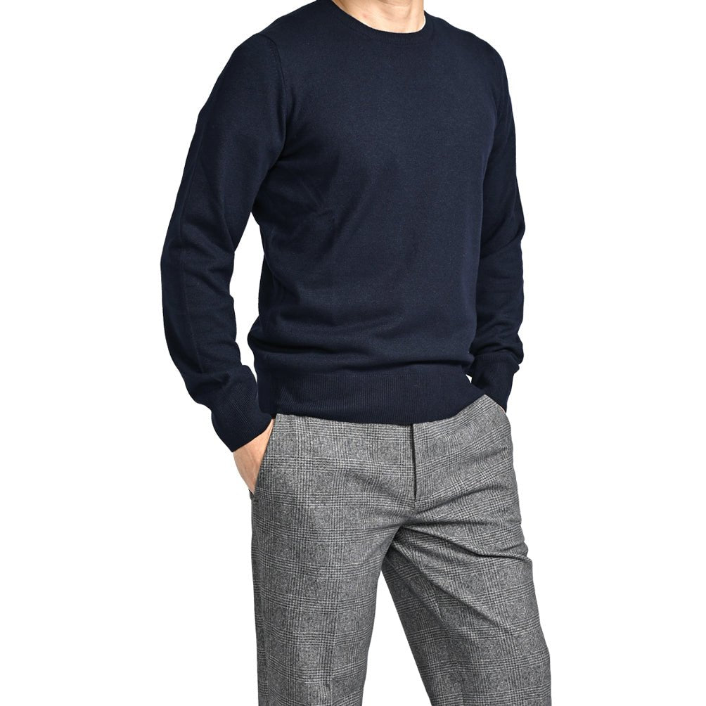 SALE｜GRAN SASSO グランサッソ / ウールビスコースカシミヤ クルー