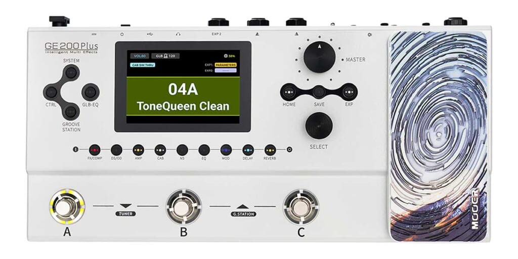 Mooerより、コンパクトさと直感的な操作が特徴の新マルチ