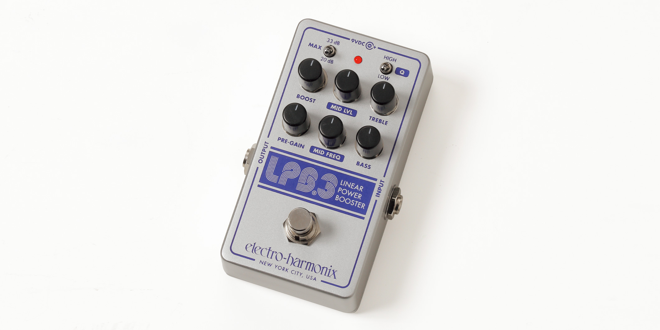 新製品“ELECTRO-HARMONIX LPB-3” 最大＋33dBの強烈ブースター・ペダル