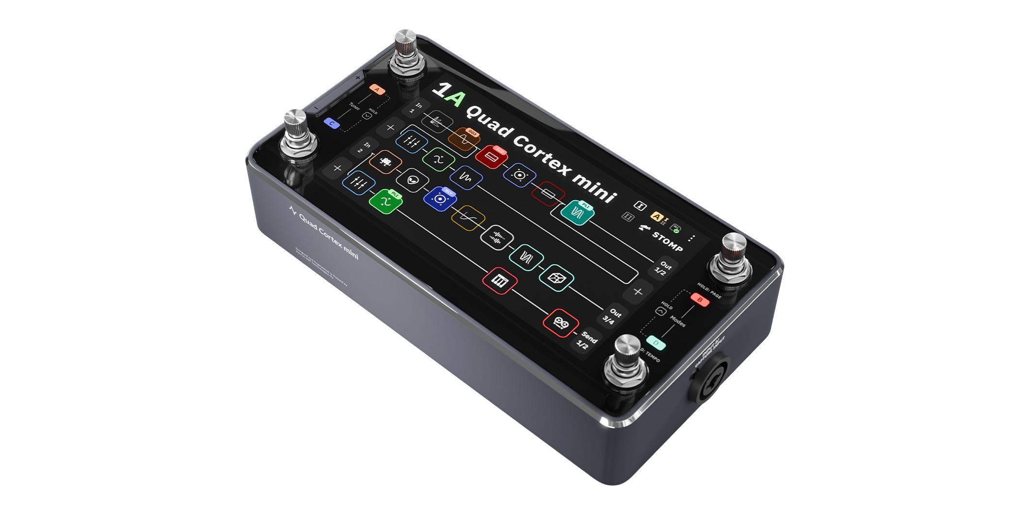 Neural DSPより“Quad Cortex mini”が登場 フラッグシップ・モデルの