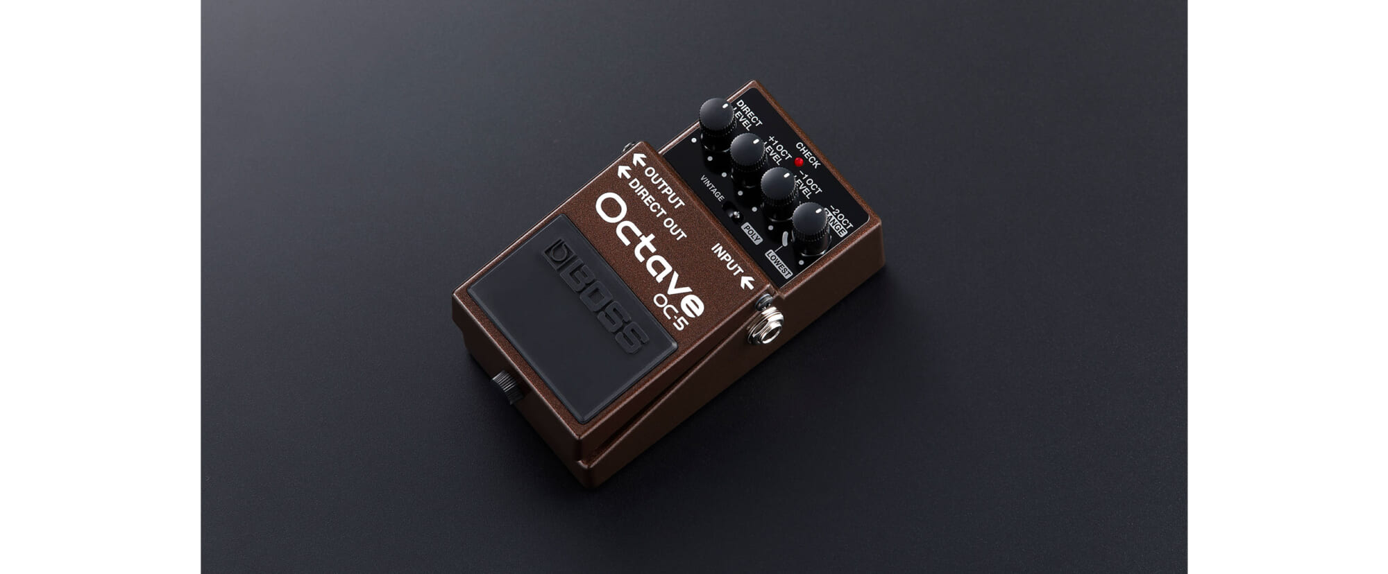 伝統のサウンドと最新技術の融合から生まれた、BOSSの新たなオクターブ