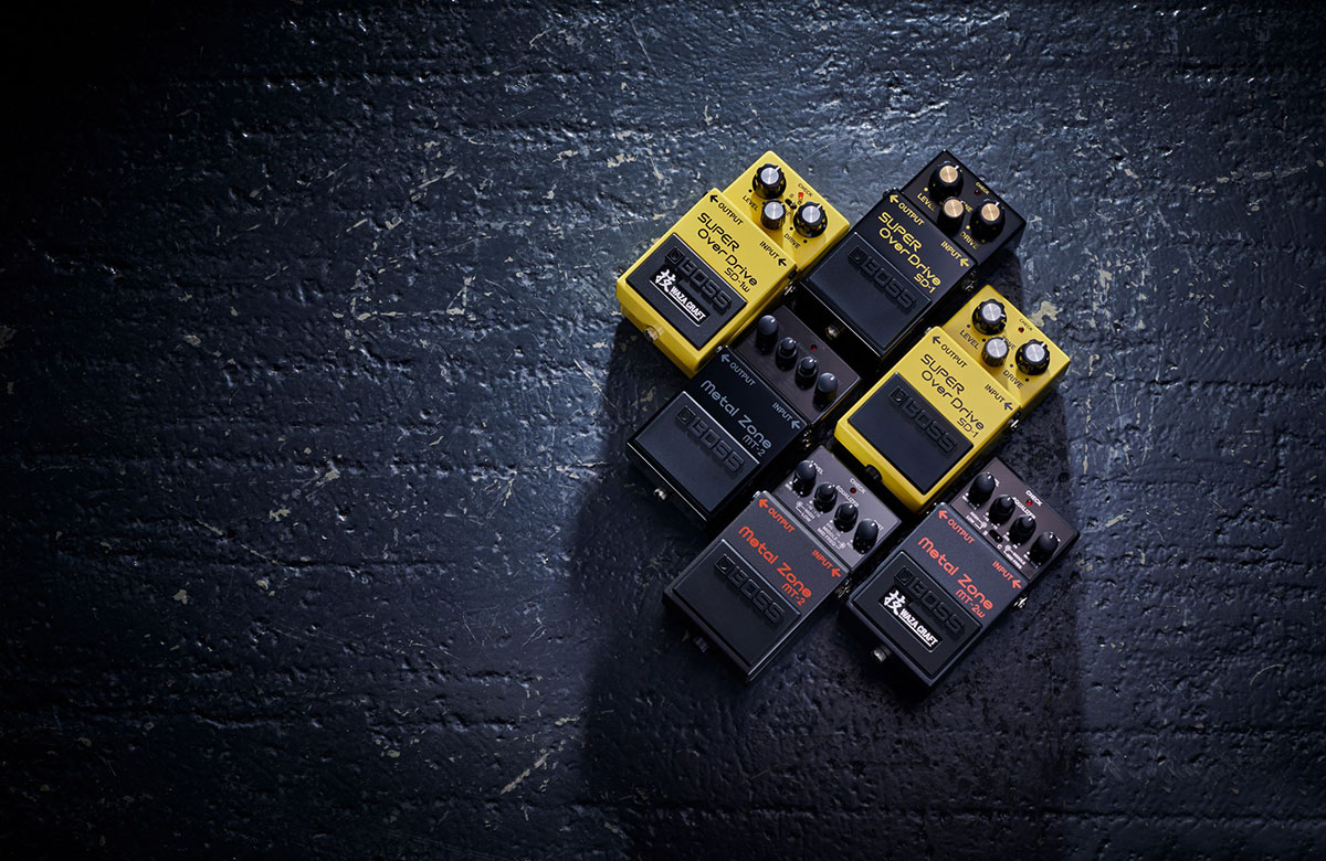 BOSS SD-1の40周年とMT-2の30周年を記念したアニバーサリー・モデル