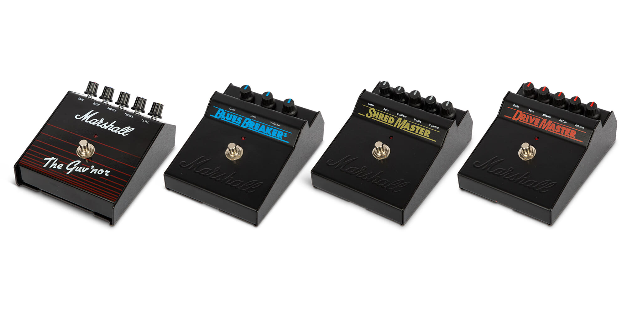 マーシャル60周年を記念したリイシュー版エフェクター4機種が発売