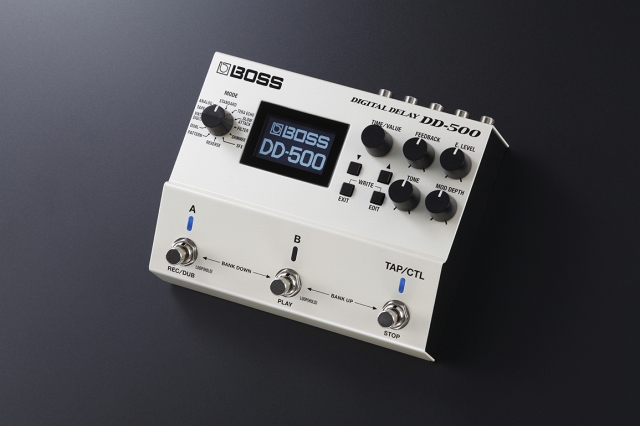 デジタルディレイ】BOSSが考える次世代ディレイ・ペダル「DD-500」発表