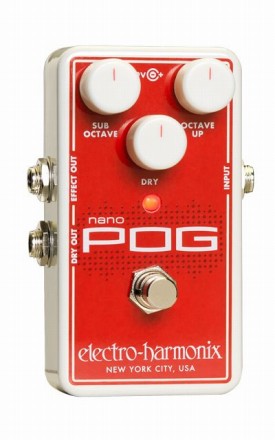 オクターバー】electro-harmonix “Nano POG”登場！ ～シリーズ最小の