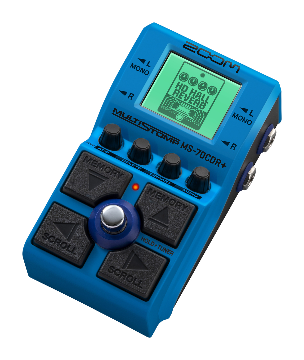 ZOOM MS-70CDR+ MultiStomp｜コーラス／ディレイ／リバーブ等の空間系
