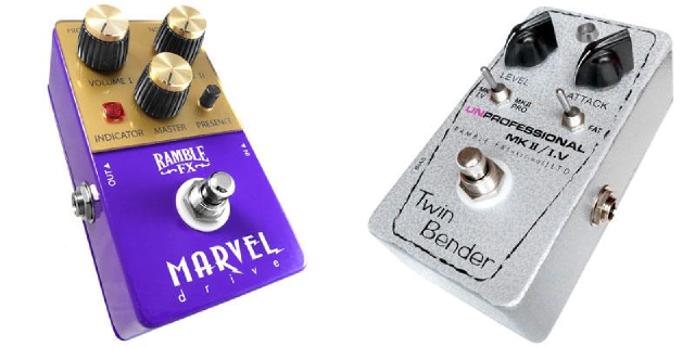 ファズ・オーバードライブ】モントルーよりハンドメイドペダルの新