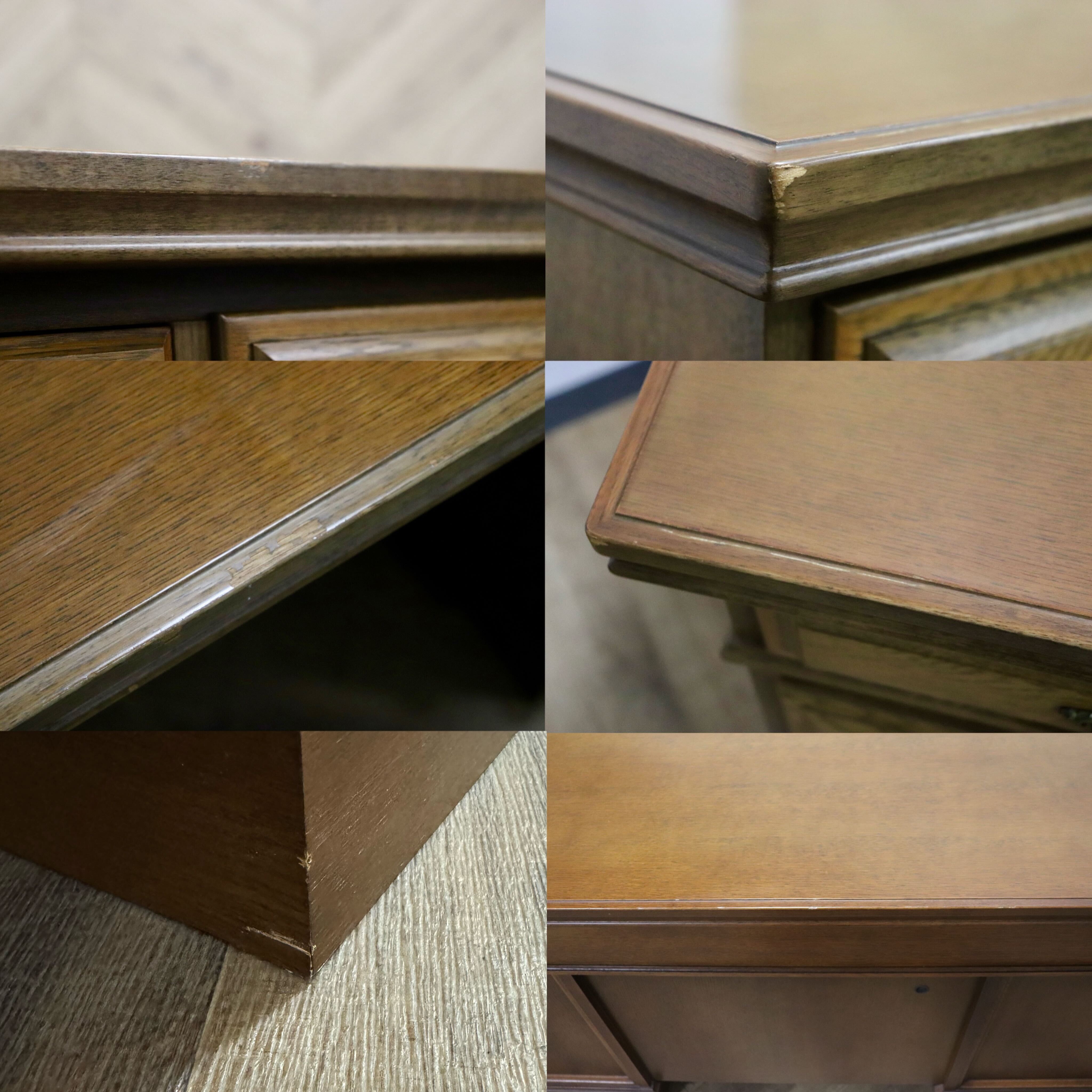 GMHH310○karimoku / カリモク コロニアル 両袖机 学習机 書斎机